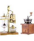 Top Shelf Siphon Coffee Maker Serving Up Smooth Brews And Chill Cold Steeps With Heavy Duty Glass And Classic Retro Styling.