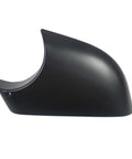 Slick Left Side Rearview Mirror Cover Cap Rugged Abs Build Nail Perfect Fit For Tesla Model Y 2020 2021 2022 2023 showing smooth black finish.