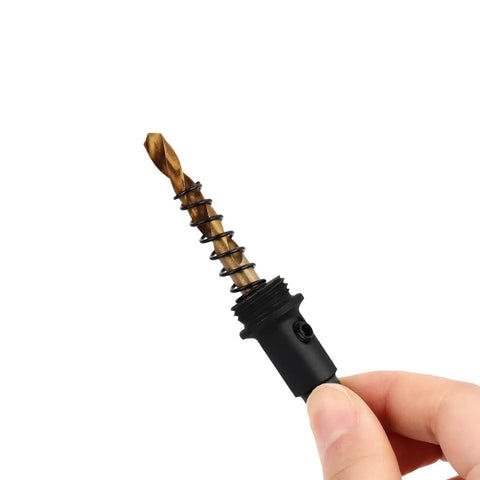 Hand holding Beast 215mm 8.46 Inch HSS Bi Metal Hole Saw Cutter For Wood Plastic Metal Plywood Steel Heavy Duty DIY Drill Bit