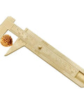 0 to 80mm Vernier Caliper For Jewelry Making Precision Sliding Gauge Dual Scale Inside And Outside Measurement Brass Ruler Non Magnetic