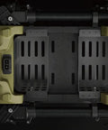 Top view of Heavy Lift Drone With 110 Lb Payload Waterproof IP64 For Remote Area Supply Long Range Up To 5 Miles Takeoff Weight 200 Lb Delivery Quadcopter Workhorse showing reinforced drone payload section and carbon fiber arms.