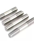 Four M6 double end thread stud rods made from tough 304 stainless steel for no sweat workshop assembly.