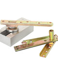 Heavy Duty Door Pivot Hinges For Wood Doors And Hidden Bookcases, Cozyel 360 Degree Rotary Up And Down Install, Maximum Load 660Lb, Stainless Steel And Cast Iron Construction, Includes Upper And Lower Hinges