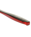 Close-up of handle on Dual Tone 72-Tooth Ratchet Set With 1 Quarter Inch, 3 Eighth Inch, And 1 Half Inch Drives, Black And Red Finish