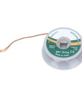 Desoldering Wick Braid 1.5M No Clean Copper Solder Removal Tool on spool, high temperature 3.0mm 3015A premium alloy for electronics repair