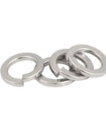 304 Stainless Steel Spring Lock Washers Set In Multiple Sizes 10 To 100 Pieces prevents loosening from vibration and friction