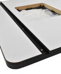 Close-up of Premium 24 By 32 Router Table Top With Hella Smooth Low Friction Laminate Finish and Dead Nuts Stable One Inch MDF Base.