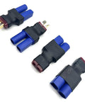2 Pairs EC5 To T Plug Adapters For RC Cars Trucks Planes Boats And LiPo Battery Chargers EC5 Male To T Plug Female Connectors