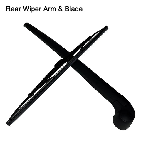 Rear wiper arm and blade for Audi Q7, part of the Audi Q7 Front Right Passenger Side Windshield Wiper Arm Fits 2007 2016 package