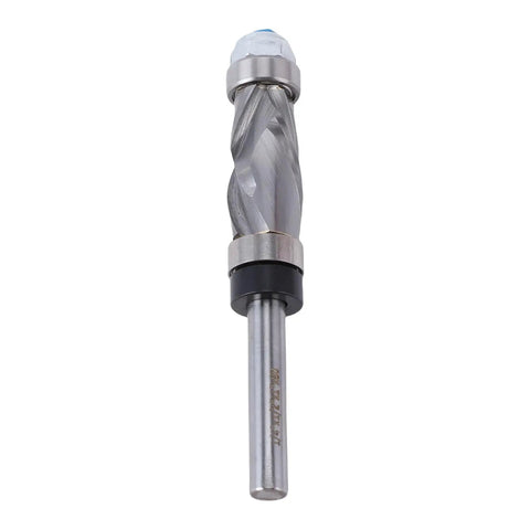 Premium Tungsten Steel Flush Trim Router Bit with Hardened Carbide Cutter for durable woodworking and smooth trim jobs.