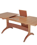 Heavy Duty Slide Rails For Table Extension With Rack And Pinion Design Center Mount Wooden Table Extenders on wooden dining table