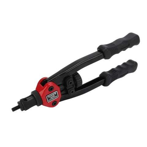 Heavy Duty Professional Rivet Nut Tool Kit For Auto Repair With 60 Accessories Includes Steel Mandrel Hand Blind Riveter Set And Complete Screws Nuts For Tough Jobs, black handle
