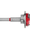 Concealed hinge drill guide bit with tungsten carbide tip, adjustable 15–35 mm for wood.