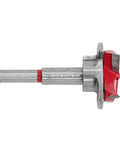 Side view of a woodworking hinge-hole drill bit with adjustable 15–35mm tungsten carbide tip