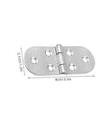 Heavy Duty Stainless Steel Folding Table Hinges Set 4Pcs with smooth quiet operation, round edges, 9x3.1cm size, furniture DIY use.