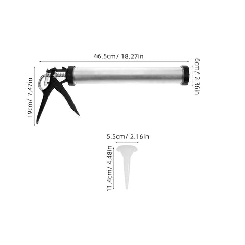 Built Tough As Nails Metal Caulk Smoothing Tool With Thick Reinforced Rod For Precision Sealant Bead Control Pro Finish dimensions and view