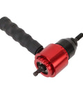 Professional Cordless Drill Rivet Nut Tool Adapter Kit For Fastening Metal Sheets Cars And Aluminum Boats With 5 Mandrels Carry Case red and black drill adapter