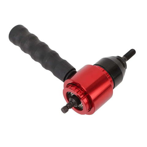 Professional Cordless Drill Rivet Nut Tool Adapter Kit For Fastening Metal Sheets Cars And Aluminum Boats With 5 Mandrels Carry Case red and black drill adapter