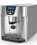 Portable Countertop Ice Machine Fast Self Clean Compact Ice Maker For Home Parties Kitchen Bar with digital controls and sleek design.
