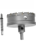 Ultimate 22.5mm TCT Hole Saw Drill Bit Kit Made Of Tough Alloy Carbide And Cobalt Steel For Effortless Drilling Through Stainless Steel Plate Iron And Tough Metal Cutting Jobs Like A Pro This Heavy Duty Opener Makes Quick Work Of Any Hard Material You. 22.5mm TCT hole saw with pilot drill bit