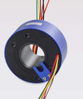 Beefy Through Hole Slip Ring 6 Wire 6 Channel Conductive Rotary Connector 10A 220VAC DC 50mm Hole 50 RPM AWG16