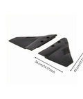 Hydrofoil Stabilizer Fin Set for Outboard Motors Molded Aerodynamic Hydrofoil Wings with mounting holes, 36cm and 45cm sizes