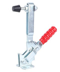 Quick Toggle Clamp For Metal Plate And Circuit Board Positioning Iron Welding Fixture Clamp With Plastic Handle 14 By 15 Cm Manual Holding Tool, iron body with red plastic handle