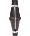 Rubber Torque Arrestor for Submersible Well Pumps, durable molded rubber shield fits 4 to 8 inch well casings, front view