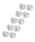 Heavy Duty 20 Pack 6mm Carbon Steel Shaft Collars Setscrew Design Crafted Tough Enough For Robotics And Machinery Zinc Plated Finish Prevents Rust From Eating Metal While Giving Axial Radial Stability On Your Drive Shafts. 6mm zinc-plated steel shaft collars, 20 pack
