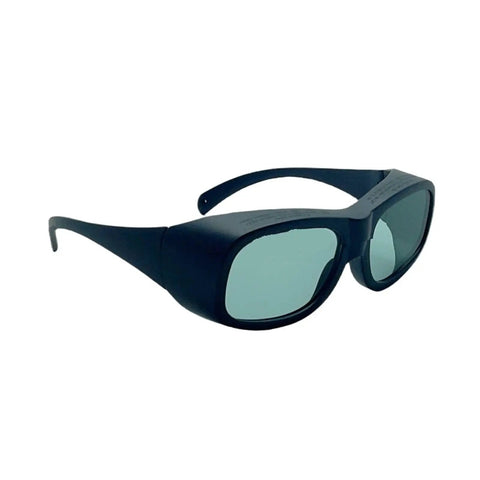 Professional Industrial Safety Goggles Featuring Wide Spectrum Coverage And Thick Absorbing Mineral Glass Lens Built Dead Tough for all day use.