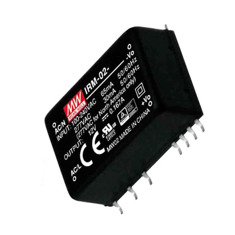 Ultra Compact 24V AC DC Power Supply 2W PC Board Mount with universal input range and compact design for tight setups.
