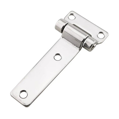 Two Pack 304 Stainless Steel T Shape Hatch Cover Hinges Five Point Three Inches Long For Containers Trucks Caravans Marine Hardware And Trailer Doors Tailgates
