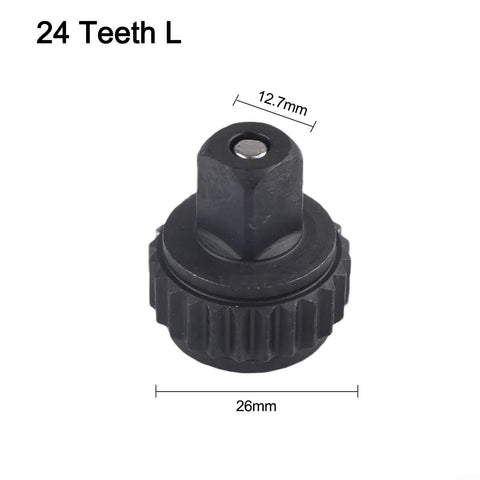 24 Tooth Ratchet Wrench Repair Kit for 1/4, 3/8, 1/2 Inch Drive Sockets component, 24 teeth mechanism with dimensions labeled