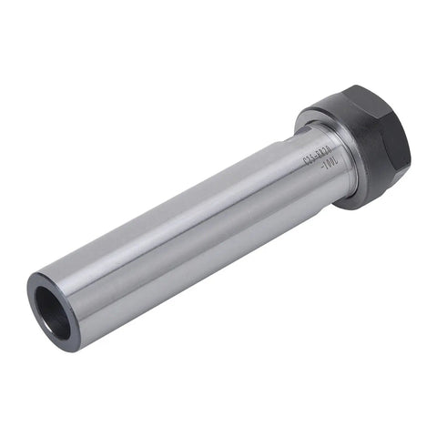 Top Tier ER20A-100L Extension Rod With Precision Ground Straight Shank For Lathe Colllet Chuck Holder showing alloy steel construction.
