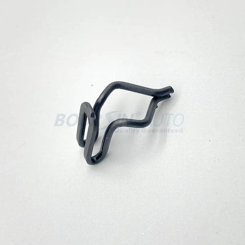 30Pcs Door Trim Panel Fasteners Retainer Clips Set For Classic Chrysler Dodge Plymouth And Ford Cars Trucks Vans Seven Eighths Inch Metal Spring Black clip, side view