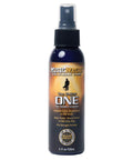 Guitar One All In One Cleaner Polish And Wax For Electric Acoustic And Bass Guitars 4 Oz White bottle front view