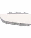 Replacement Dispenser Drawer For Laundry Machines Model 137440406, angled view of white and gray OEM part