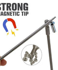 Tough As Nails Extra Long Torx Magnetic Screwdriver Bit Set showing strong magnetic tip and multiple Torx screws.