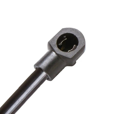 Close-up of Tough As Nails Hatch Lift Supports connector for Volkswagen GTI Golf Sportwagen 2013-2020, black steel material.