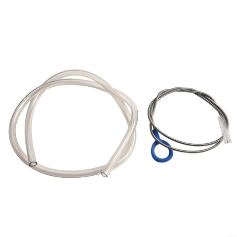 High Flow Hydration Tube Replacement With Cleaning Brush Kit 98cm PVC Hose For All Major Brand Reservoirs shown coiled