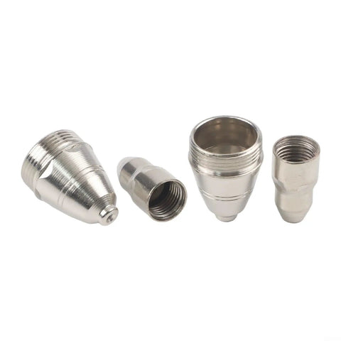 Pro Grade 40 Piece Plasma Electrode Tip And Nozzle Set 1.5mm For P80 Air Plasma Torch With Hafnium Insert And CuCrZr Nozzle Guard