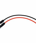 Beefy 10AWG Solar Extension Cable 1 Ft With IP67 PV Connector One End And Bare Wire Other, Tinned Copper For Solar Panels To Charge Controllers