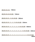 Plug And Play Linear Guide Rail With Block For CNC And 3D Printer C Or H Type High Precision Smooth Motion For Small Machines Compact Design With Pre Drilled Holes For Quick Alignment And Easy Installation In Tight Spaces, 100mm to 400mm sizes