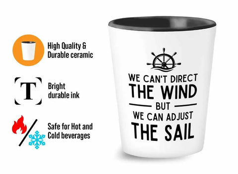 Adjustable Sailor Shot Glass 1.5oz A Fun Nautical Barware Gift For Captains Crew Shipmates Deckhands Seafarers And Naval Fans