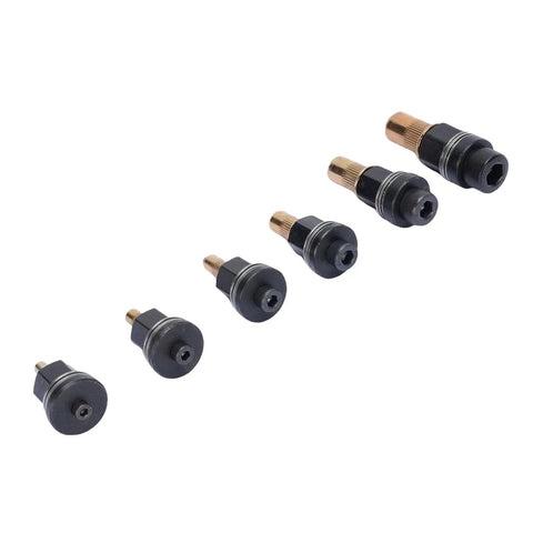 Set of heads for Six Piece Carbon Steel Rivet Nut Tool Set With M3 M4 M5 M6 M8 M10 Heads Handy Manual Riveting Gun For Tight Spaces