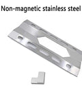 Three Pack Stainless Steel Heat Plates And Burners Replacement Kit For Costco Kirkland 7200108 Nexgrill 7200011 7200047U Gas Grills includes one heat plate shown