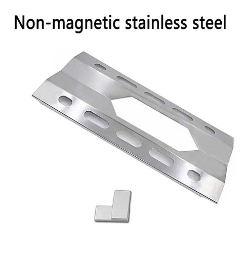 Three Pack Stainless Steel Heat Plates And Burners Replacement Kit For Costco Kirkland 7200108 Nexgrill 7200011 7200047U Gas Grills includes one heat plate shown