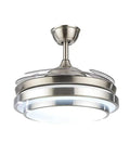 Dope 42 Inch Modern Ceiling Light With Remote Control And Retractable Blades 3 Light Color Temperature Modes Quiet Silent Motor