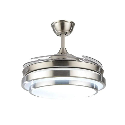 Dope 42 Inch Modern Ceiling Light With Remote Control And Retractable Blades 3 Light Color Temperature Modes Quiet Silent Motor