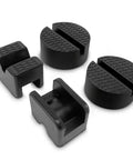 Rubber Jack Pad Pinch Weld Adapter Universal Slotted Frame Rail Protector for Floor Jack Stands Jack Pads Extension and Protection Supports
